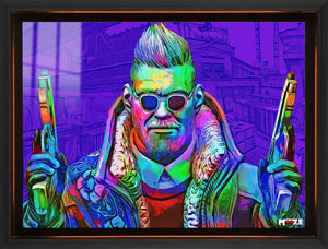 Neon Tetikçi: Cyberpunk Art