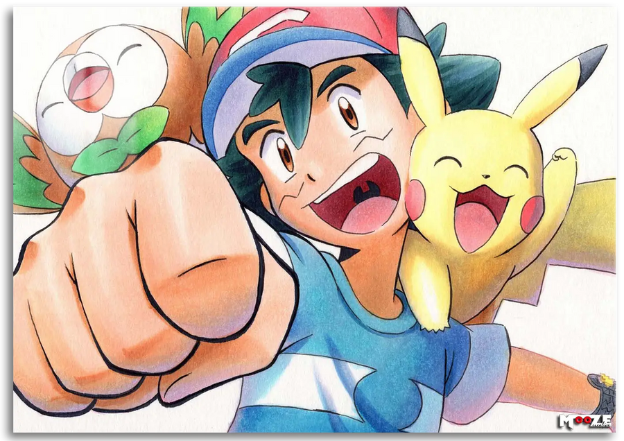 Neşeli İkili: Pikachu ve Rowlet
