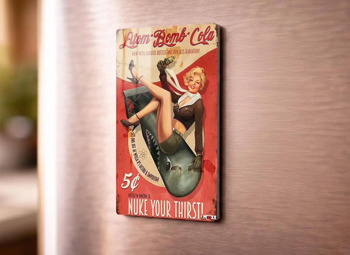 Nükleer Tat: Atom Bomb Cola Magnet