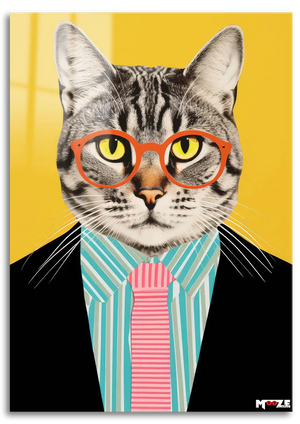 Ofis Şıklığı: Gözlüklü Kedi
