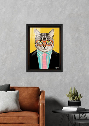 Ofis Şıklığı: Gözlüklü Kedi