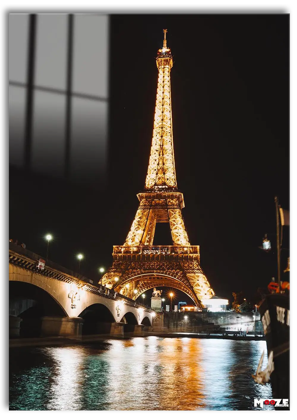 Paris Geceleri: Eyfel ve Köprü Magnet