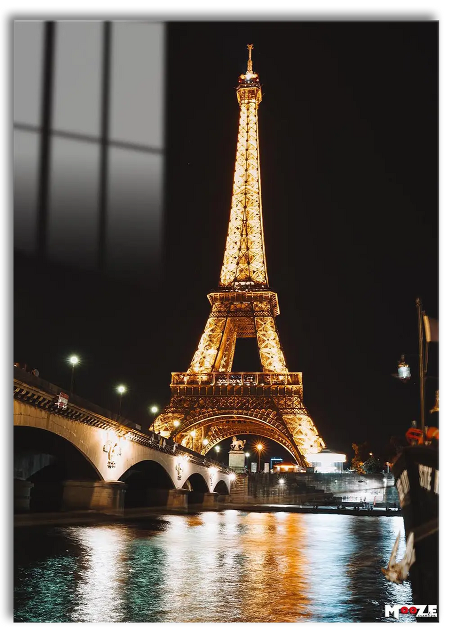 Paris Geceleri: Eyfel ve Köprü