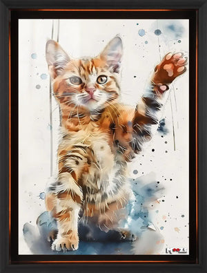 Pati Selamı: Sulu Boya Kedi