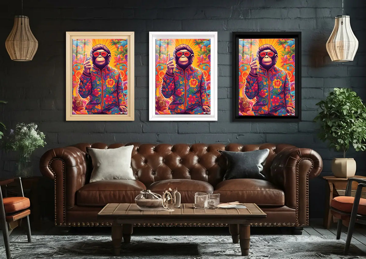 Psikedelik Stil: Çiçekli Ceket