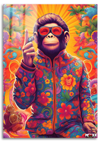 Psikedelik Stil: Çiçekli Ceket Magnet