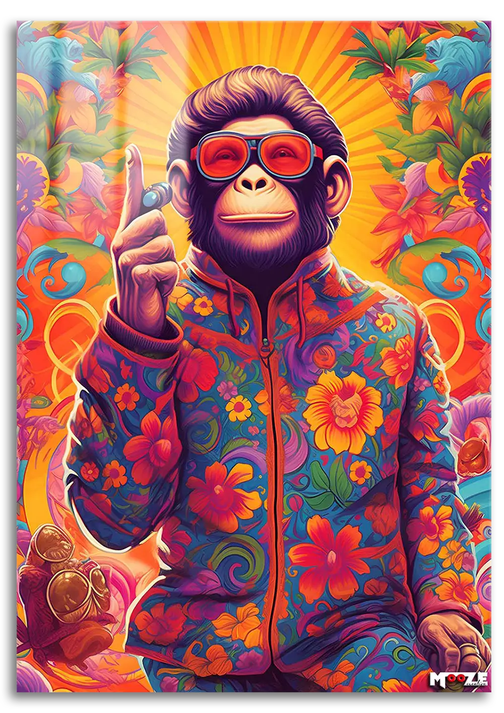 Psikedelik Stil: Çiçekli Ceket