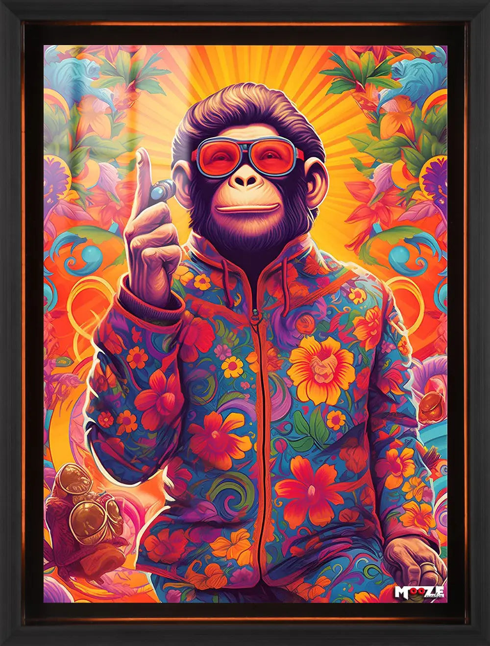 Psikedelik Stil: Çiçekli Ceket