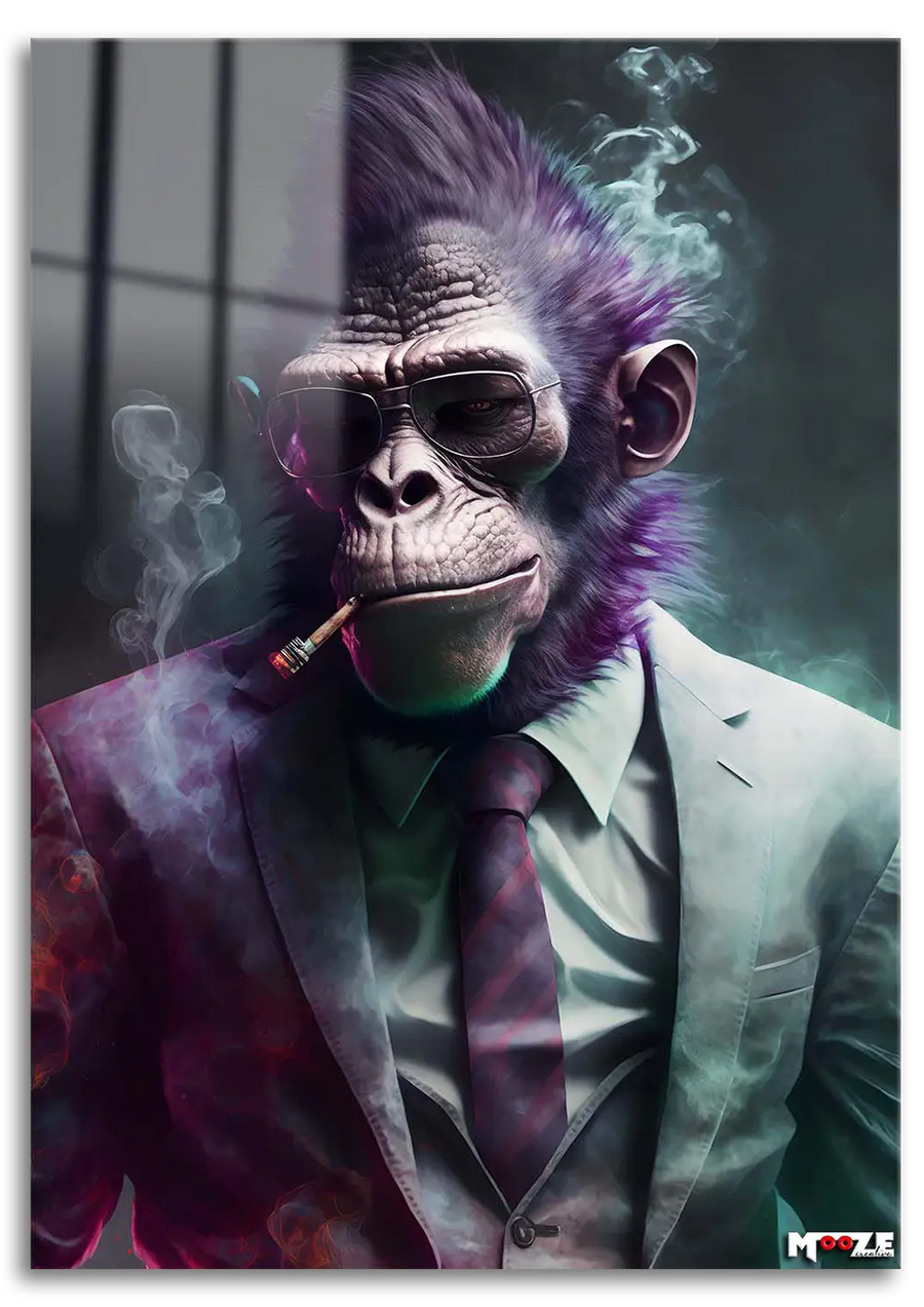 Punk Goril: Mor Saç