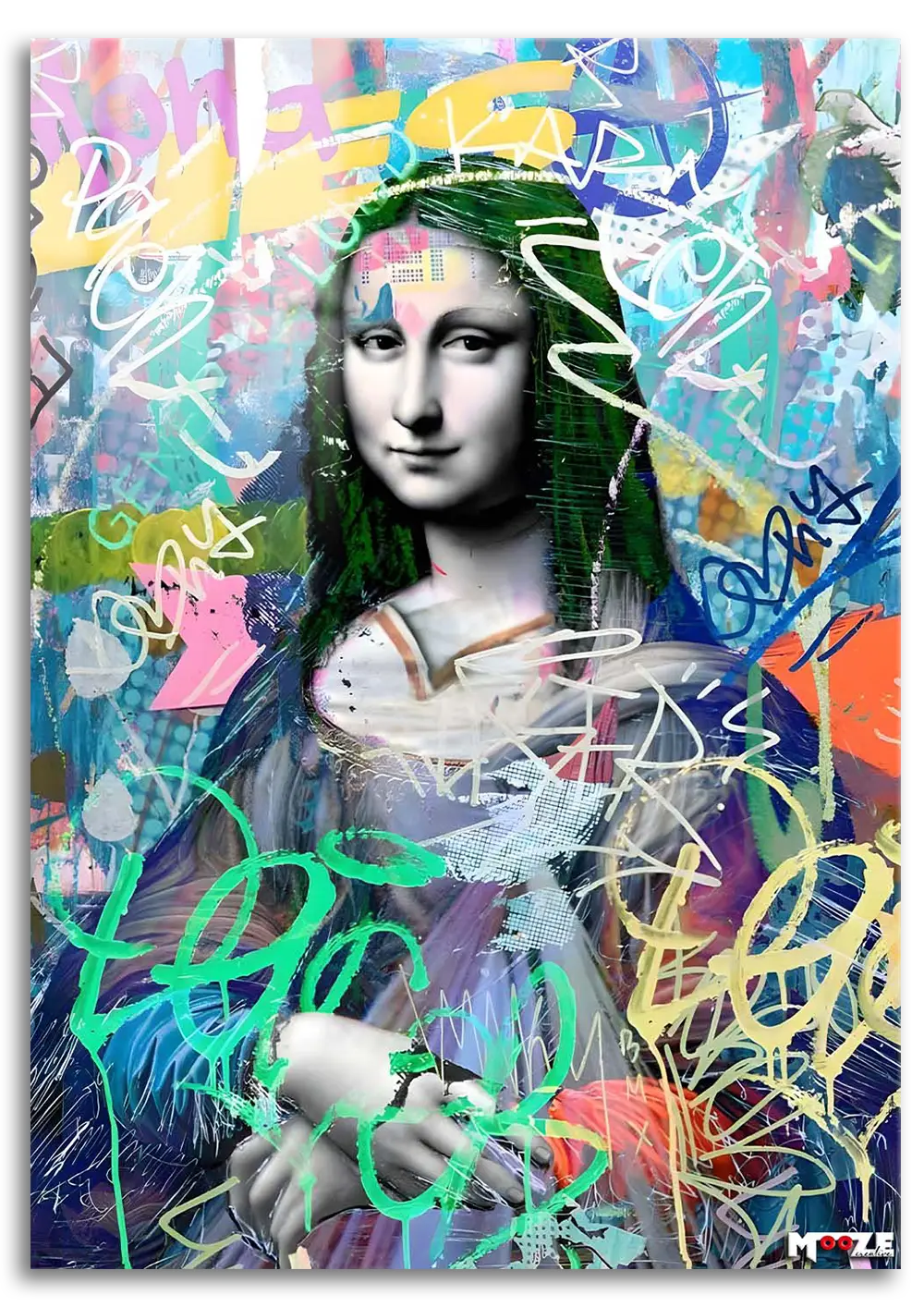 Punk Mona: Yeşil Saç