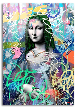 Punk Mona: Yeşil Saç