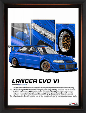 Ralli Mavisi: Evo 6 Çizimi