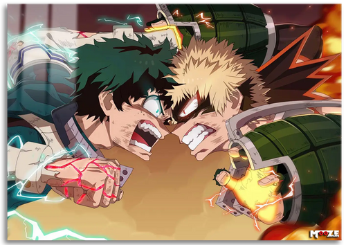 Rekabetin Zirvesi: Deku vs Bakugo