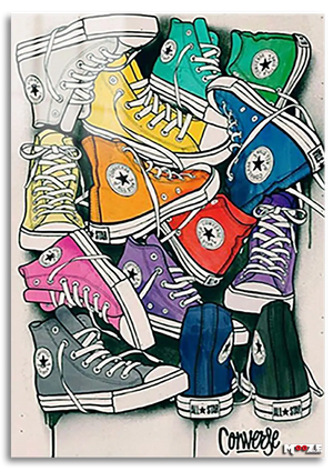 Renkli Adımlar: Converse