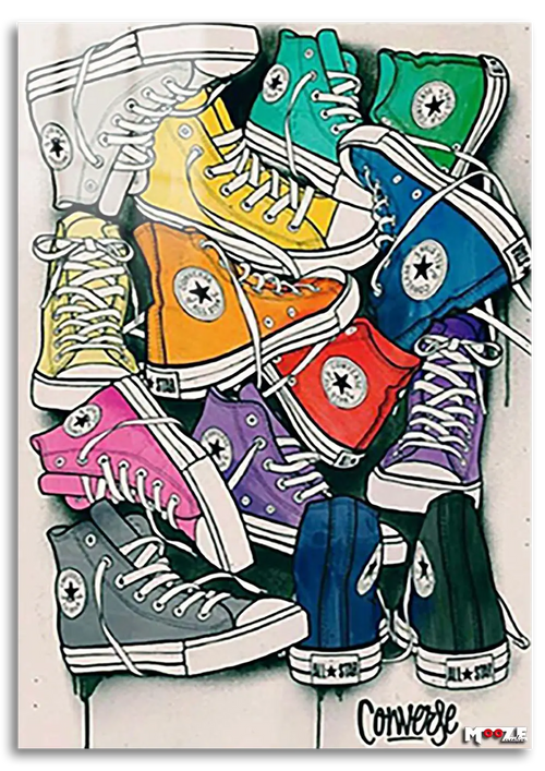 Renkli Adımlar: Converse