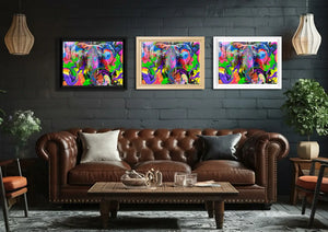 Renkli Fil: Pop Art Portre
