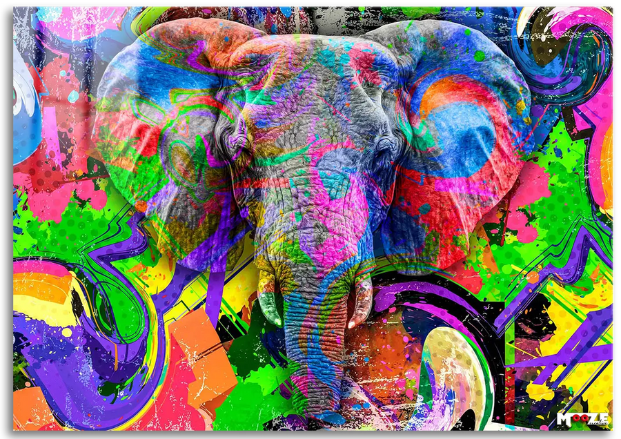 Renkli Fil: Pop Art Portre