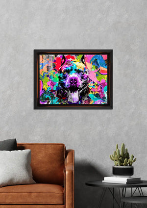 Renkli Pitbull: Pop Art Enerji