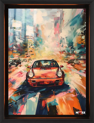 Renkli Şehir: Turuncu Porsche