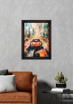 Renkli Şehir: Turuncu Porsche