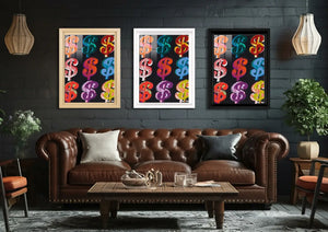 Renkli Servet: Warhol Dolar