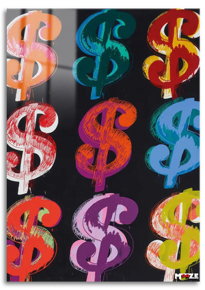 Renkli Servet: Warhol Dolar