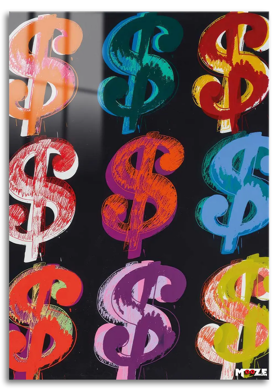 Renkli Servet: Warhol Dolar