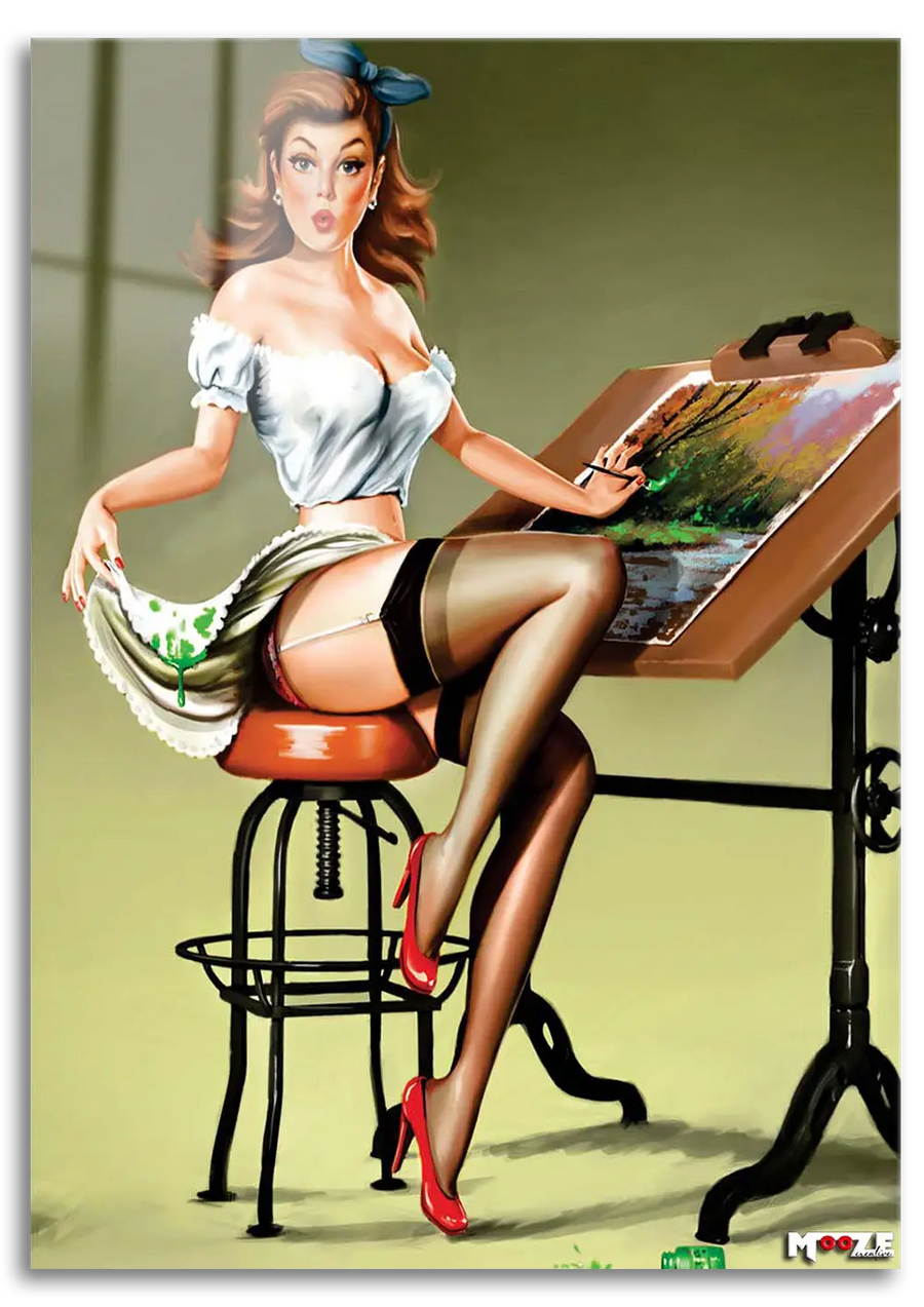 Ressamın İlhamı: Pin-up