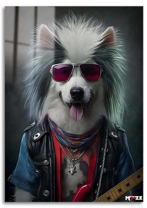 Rock Yıldızı: Fularlı Köpek