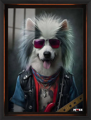 Rock Yıldızı: Fularlı Köpek