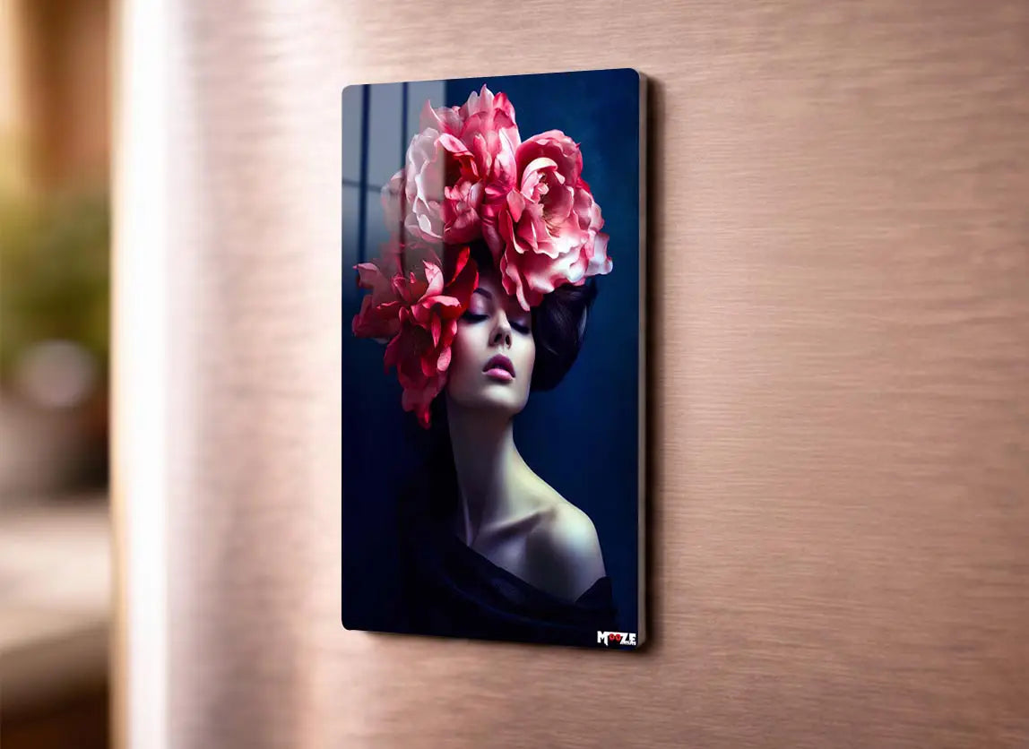 Romantik Karanlık: Gül Tacı Magnet