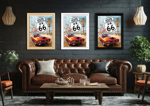 Route 66 Rüyası: Kaslı Araba