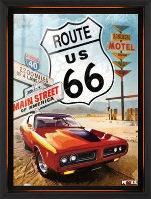 Route 66 Rüyası: Kaslı Araba