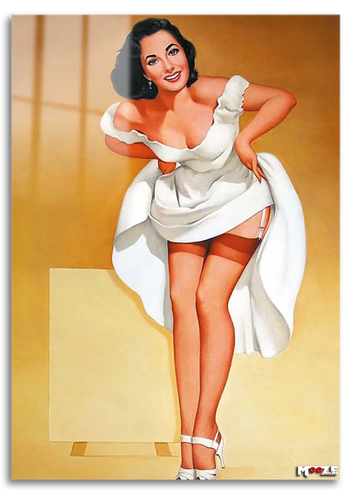 Rüzgarlı Elbise: Klasik Pin-up