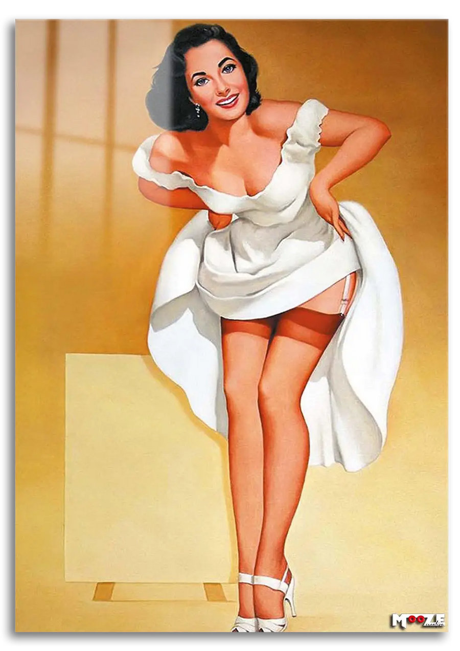 Rüzgarlı Elbise: Klasik Pin-up