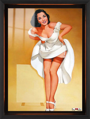 Rüzgarlı Elbise: Klasik Pin-up