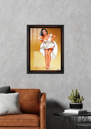 Rüzgarlı Elbise: Klasik Pin-up
