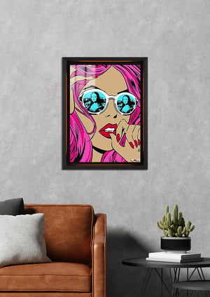 Sanat Yansıması: Pembe Saç