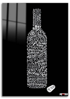 Şarap Kelimeleri: Tipografi Magnet