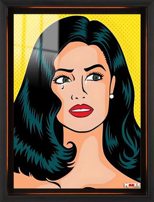 Sarı Zemin: Pop Art Kadın