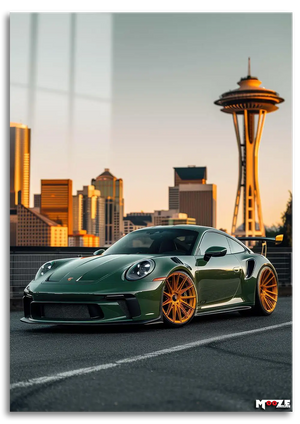 Seattle Manzarası: Yeşil GT3