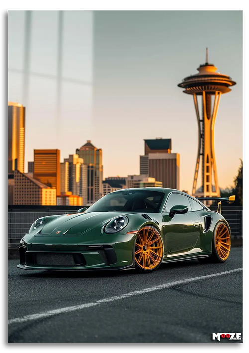 Seattle Manzarası: Yeşil GT3