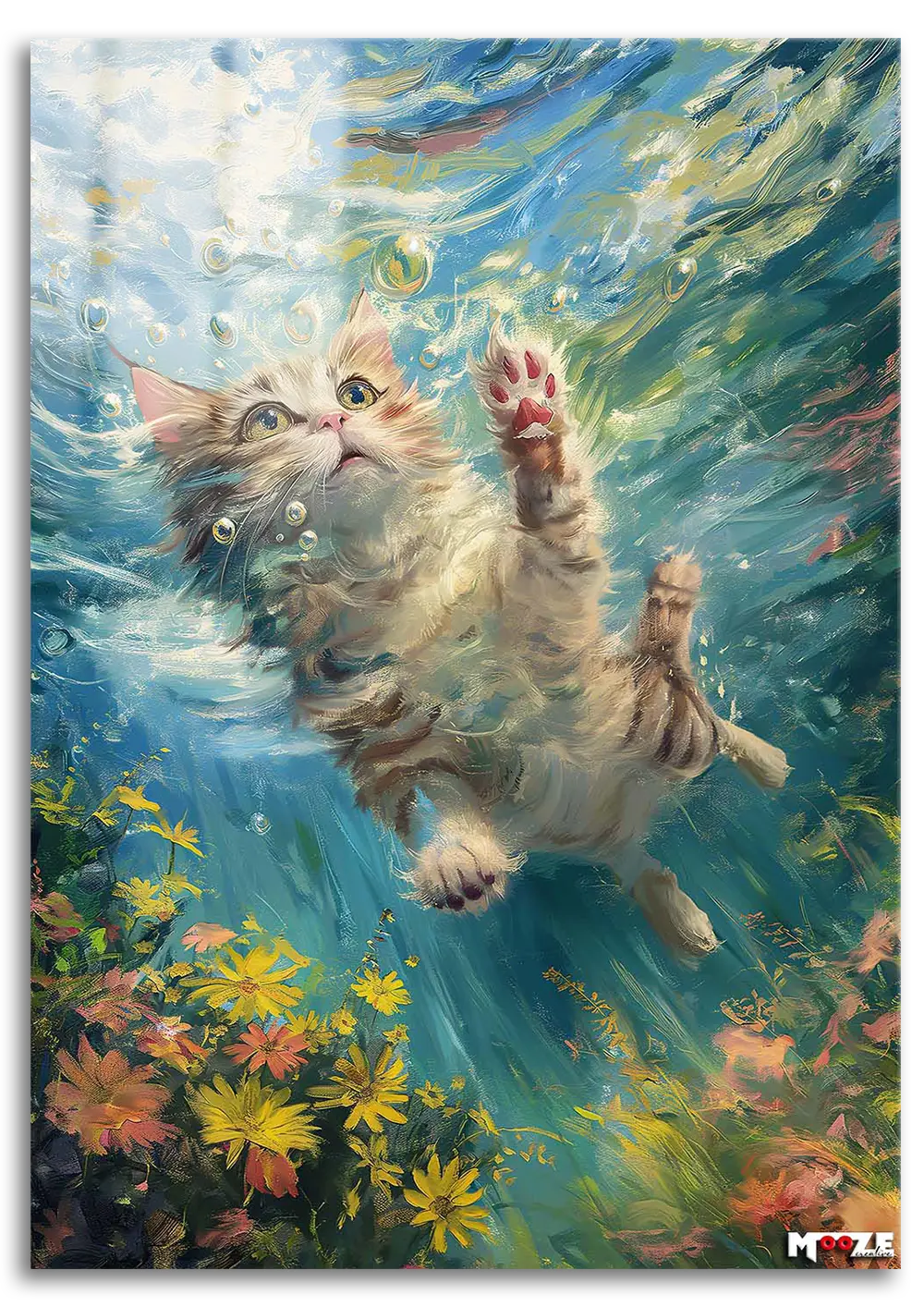 Sırtüstü Keyif: Yüzen Kedi