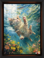 Sırtüstü Keyif: Yüzen Kedi