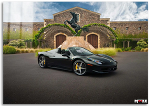 Siyah Asalet: Ferrari 458 Spider