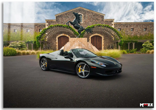 Siyah Asalet: Ferrari 458 Spider
