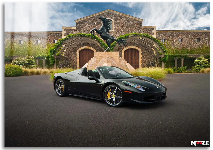 Siyah Asalet: Ferrari 458 Spider