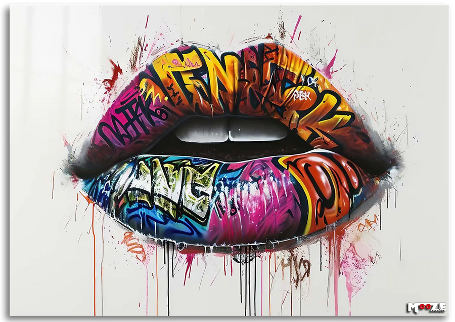 Sokak Öpücüğü: Graffiti Dudak