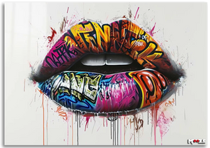 Sokak Öpücüğü: Graffiti Dudaklar