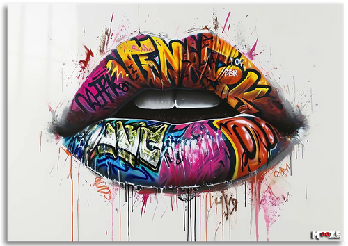 Sokak Öpücüğü: Graffiti Dudaklar